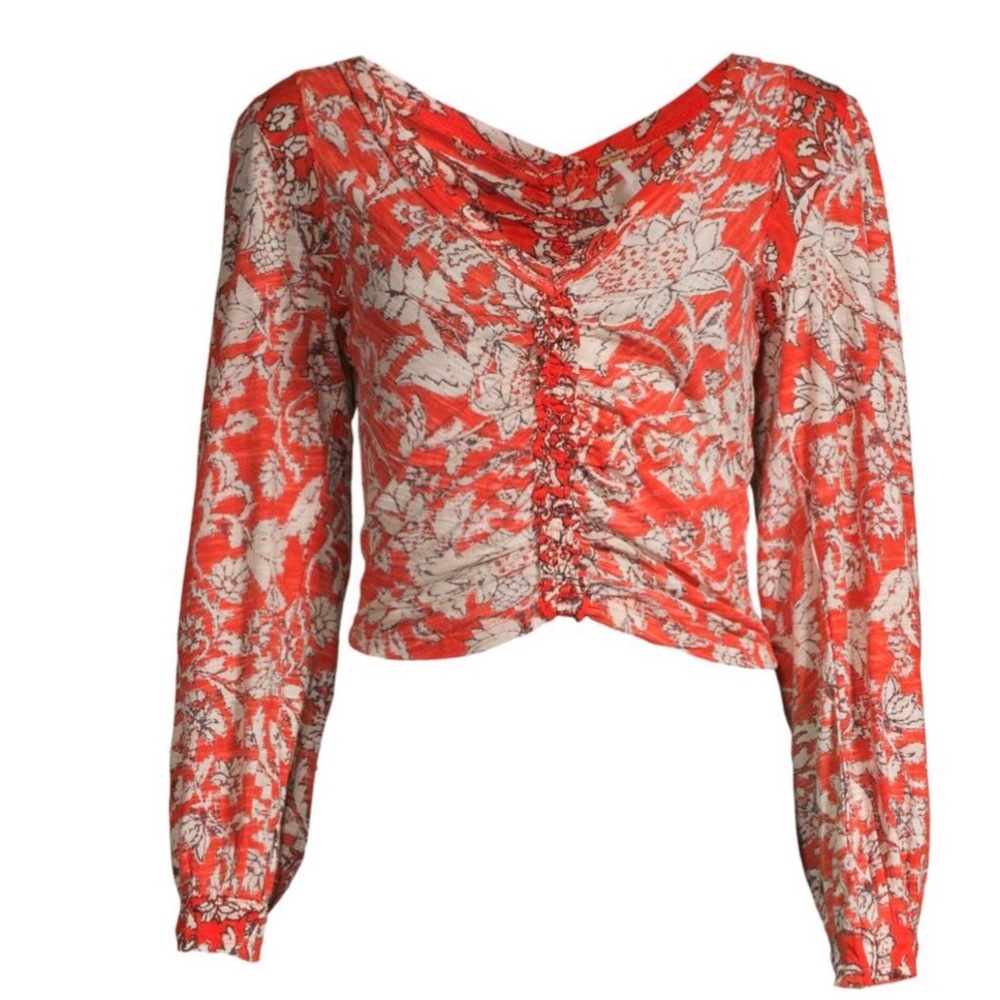 Free People Floral Top